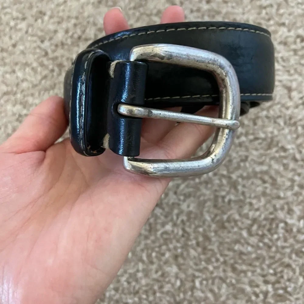 Fossil Black Leather Belt